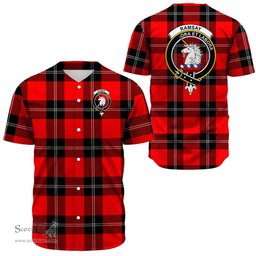 Scottish Ramsay Modern Clan Tartan Baseball Jersey - Crest Classic Scottish Plaid Tartan Plaid
