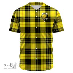 Scottish MacLeod of Lewis Modern Clan Tartan Baseball Jersey - Crest Classic Scottish Plaid Tartan Plaid
