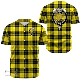 Scottish MacLeod of Lewis Modern Clan Tartan Baseball Jersey - Crest Classic Scottish Plaid Tartan Plaid