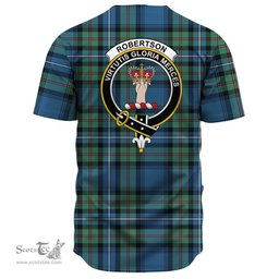 Scottish Robertson Hunting Ancient Clan Tartan Baseball Jersey - Crest Classic Scottish Plaid Tartan Plaid