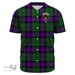 Scottish Armstrong Modern Clan Tartan Baseball Jersey - Crest Classic Scottish Plaid Tartan Plaid