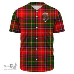 Scottish Somerville Modern Clan Tartan Baseball Jersey - Crest Classic Scottish Plaid Tartan Plaid