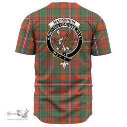 Scottish MacKinnon Ancient Clan Tartan Baseball Jersey - Crest Classic Scottish Plaid Tartan Plaid