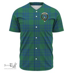 Scottish Montgomery Ancient Clan Tartan Baseball Jersey - Crest Classic Scottish Plaid Tartan Plaid