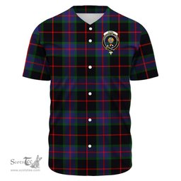 Scottish Nairn Clan Tartan Baseball Jersey - Crest Classic Scottish Plaid Tartan Plaid