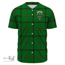 Scottish Don (Tribe of Mar) Clan Tartan Baseball Jersey - Crest Classic Scottish Plaid Tartan Plaid