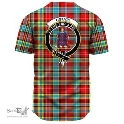 Scottish Ogilvie Hunting Ancient Clan Tartan Baseball Jersey - Crest Classic Scottish Plaid Tartan Plaid