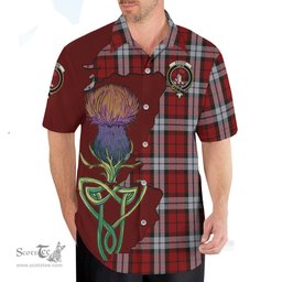 Scottish Brodie Dress Clan Tartan Crest with Thistle and Scotland Map Tartan Plaid Shirt Scottish Plaid Tartan Plaid - ScotsTee - scotstee.com