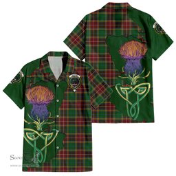 Scottish Baxter Clan Tartan Crest with Thistle and Scotland Map Tartan Plaid Shirt Scottish Plaid Tartan Plaid - ScotsTee - scotstee.com