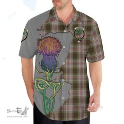 Scottish Anderson Dress Clan Tartan Crest with Thistle and Scotland Map Tartan Plaid Shirt Scottish Plaid Tartan Plaid - ScotsTee - scotstee.com