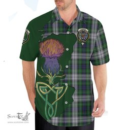 Scottish Forbes Dress Clan Tartan Crest with Thistle and Scotland Map Tartan Plaid Shirt Scottish Plaid Tartan Plaid - ScotsTee - scotstee.com
