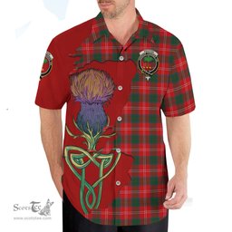 Scottish Fenton Clan Tartan Crest with Thistle and Scotland Map Tartan Plaid Shirt Scottish Plaid Tartan Plaid - ScotsTee - scotstee.com