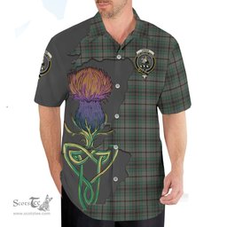 Scottish Craig Clan Tartan Crest with Thistle and Scotland Map Tartan Plaid Shirt Scottish Plaid Tartan Plaid - ScotsTee - scotstee.com