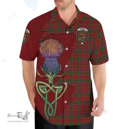 Scottish Munro Clan Tartan Crest with Thistle and Scotland Map Tartan Plaid Shirt Scottish Plaid Tartan Plaid - ScotsTee - scotstee.com