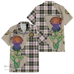 Scottish MacPherson Dress Ancient Clan Tartan Crest with Thistle and Scotland Map Tartan Plaid Shirt Scottish Plaid Tartan Plaid - ScotsTee - scotstee.com