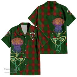 Scottish Middleton Clan Tartan Crest with Thistle and Scotland Map Tartan Plaid Shirt Scottish Plaid Tartan Plaid - ScotsTee - scotstee.com