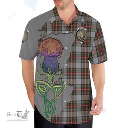 Scottish Stewart Dress Clan Tartan Crest with Thistle and Scotland Map Tartan Plaid Shirt Scottish Plaid Tartan Plaid - ScotsTee - scotstee.com