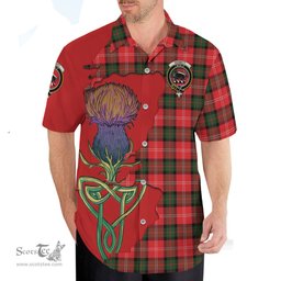 Scottish Nesbitt Modern Clan Tartan Crest with Thistle and Scotland Map Tartan Plaid Shirt Scottish Plaid Tartan Plaid - ScotsTee - scotstee.com