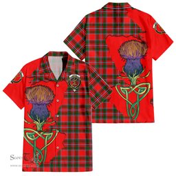 Scottish Spens Modern Clan Tartan Crest with Thistle and Scotland Map Tartan Plaid Shirt Scottish Plaid Tartan Plaid - ScotsTee - scotstee.com