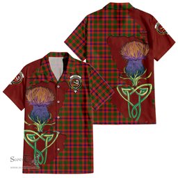 Scottish Skene Modern Clan Tartan Crest with Thistle and Scotland Map Tartan Plaid Shirt Scottish Plaid Tartan Plaid - ScotsTee - scotstee.com