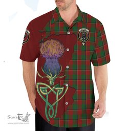 Scottish Turnbull Dress Clan Tartan Crest with Thistle and Scotland Map Tartan Plaid Shirt Scottish Plaid Tartan Plaid - ScotsTee - scotstee.com