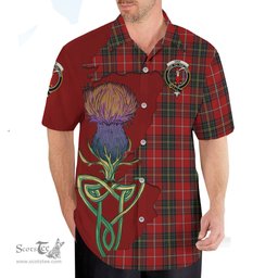 Scottish Orr Clan Tartan Crest with Thistle and Scotland Map Tartan Plaid Shirt Scottish Plaid Tartan Plaid - ScotsTee - scotstee.com