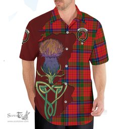 Scottish MacNicol of Scorrybreac Clan Tartan Crest with Thistle and Scotland Map Tartan Plaid Shirt Scottish Plaid Tartan Plaid - ScotsTee - scotstee.com