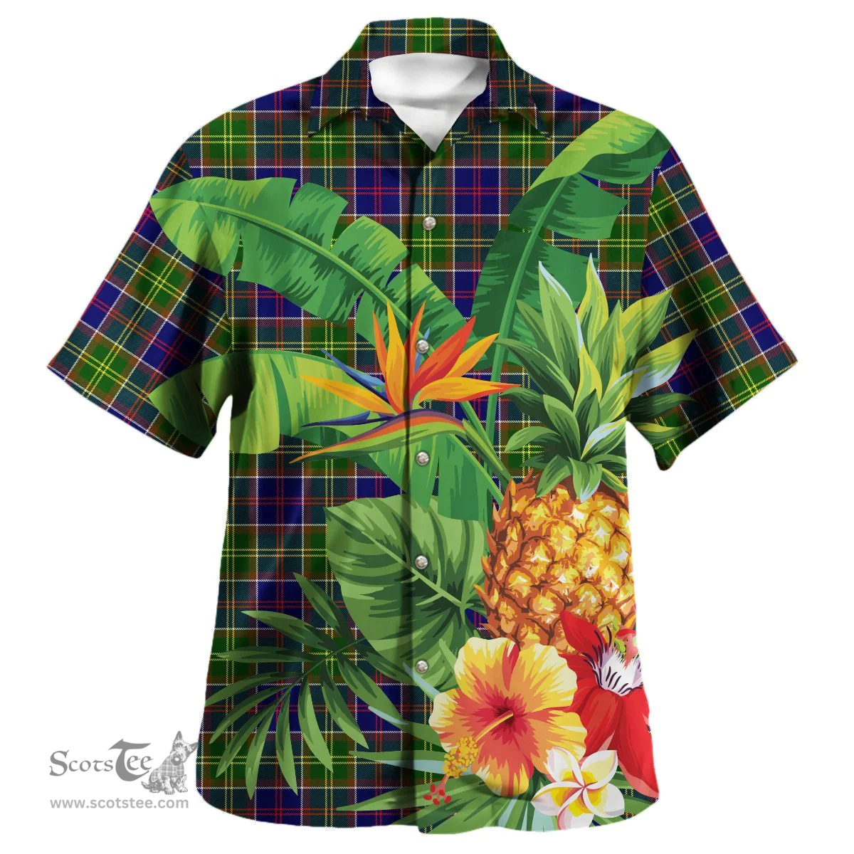 Scottish Ayrshire District Clan Tartan Hawaiian Shirt - New Style Scottish Plaid Tartan Plaid