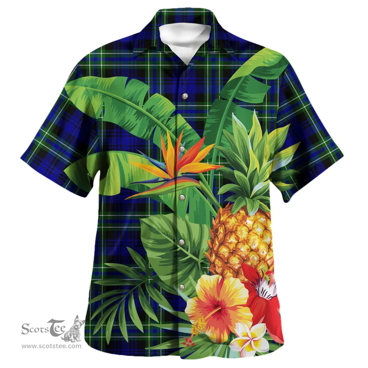 Scottish Arbuthnot Modern Clan Tartan Hawaiian Shirt - New Style Scottish Plaid Tartan Plaid