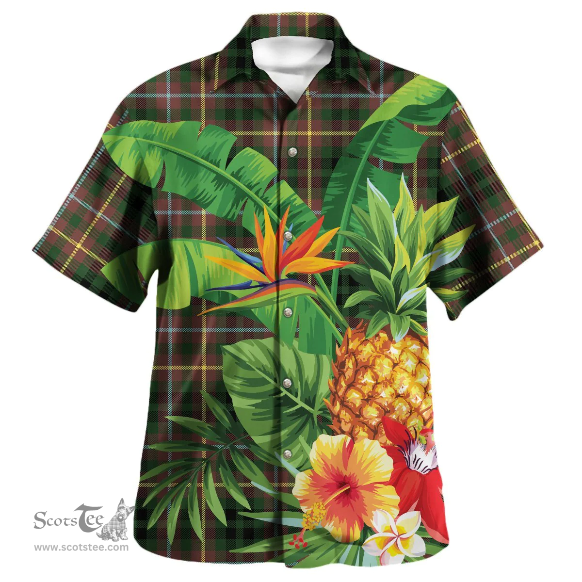 Scottish Buchanan Hunting Clan Tartan Hawaiian Shirt - New Style Scottish Plaid Tartan Plaid