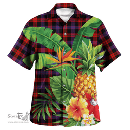 Scottish Brown Modern Clan Tartan Hawaiian Shirt - New Style Scottish Plaid Tartan Plaid