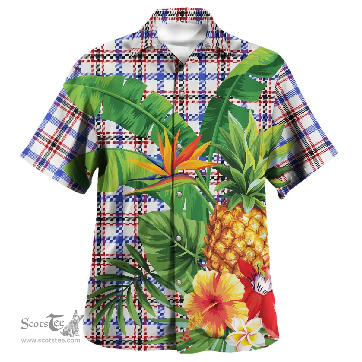 Scottish Boswell Modern Clan Tartan Hawaiian Shirt - New Style Scottish Plaid Tartan Plaid