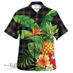 Scottish Clelland Modern Clan Tartan Hawaiian Shirt - New Style Scottish Plaid Tartan Plaid
