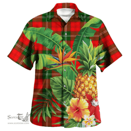Scottish Lennox Modern Clan Tartan Hawaiian Shirt - New Style Scottish Plaid Tartan Plaid