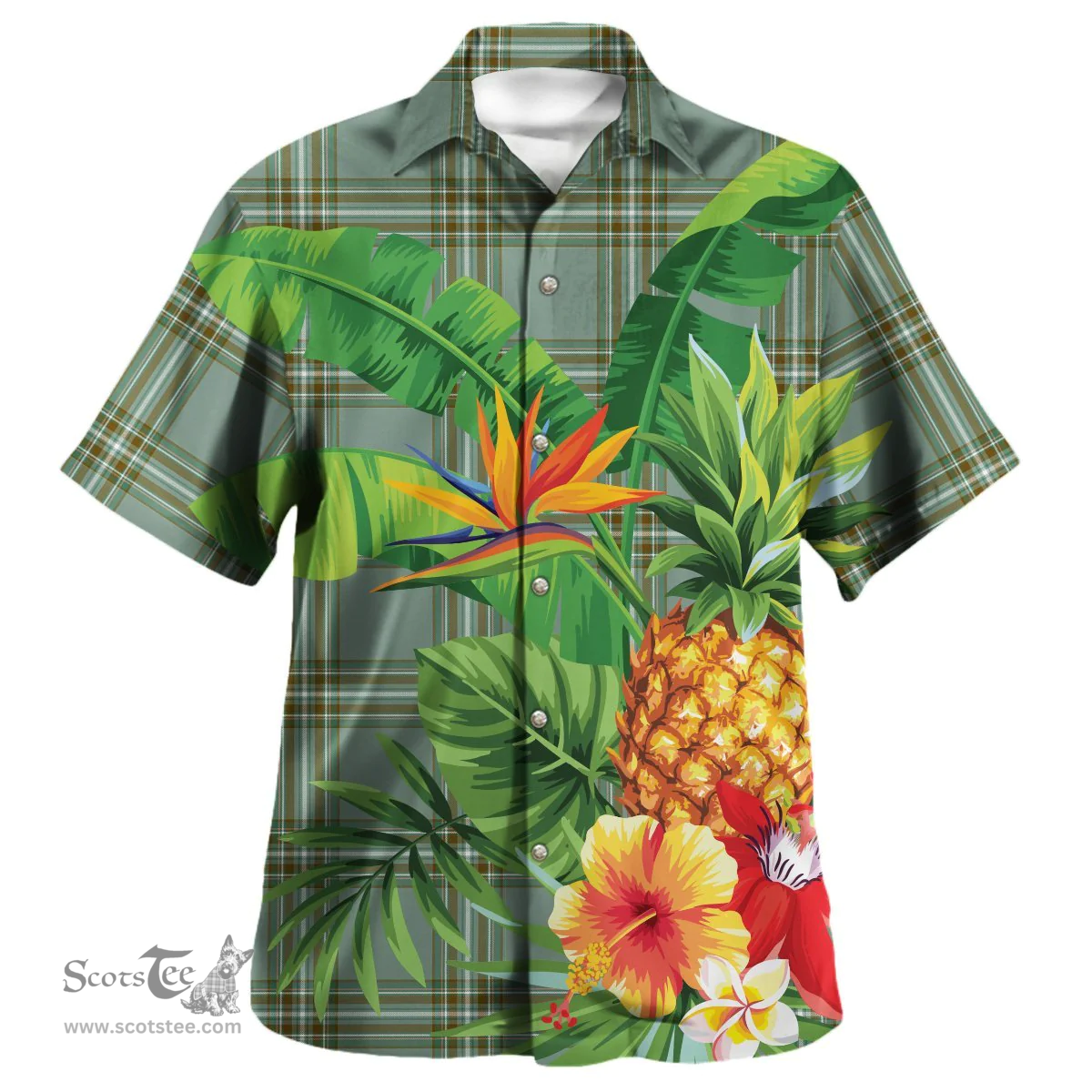 Scottish Kelly Dress Clan Tartan Hawaiian Shirt - New Style Scottish Plaid Tartan Plaid