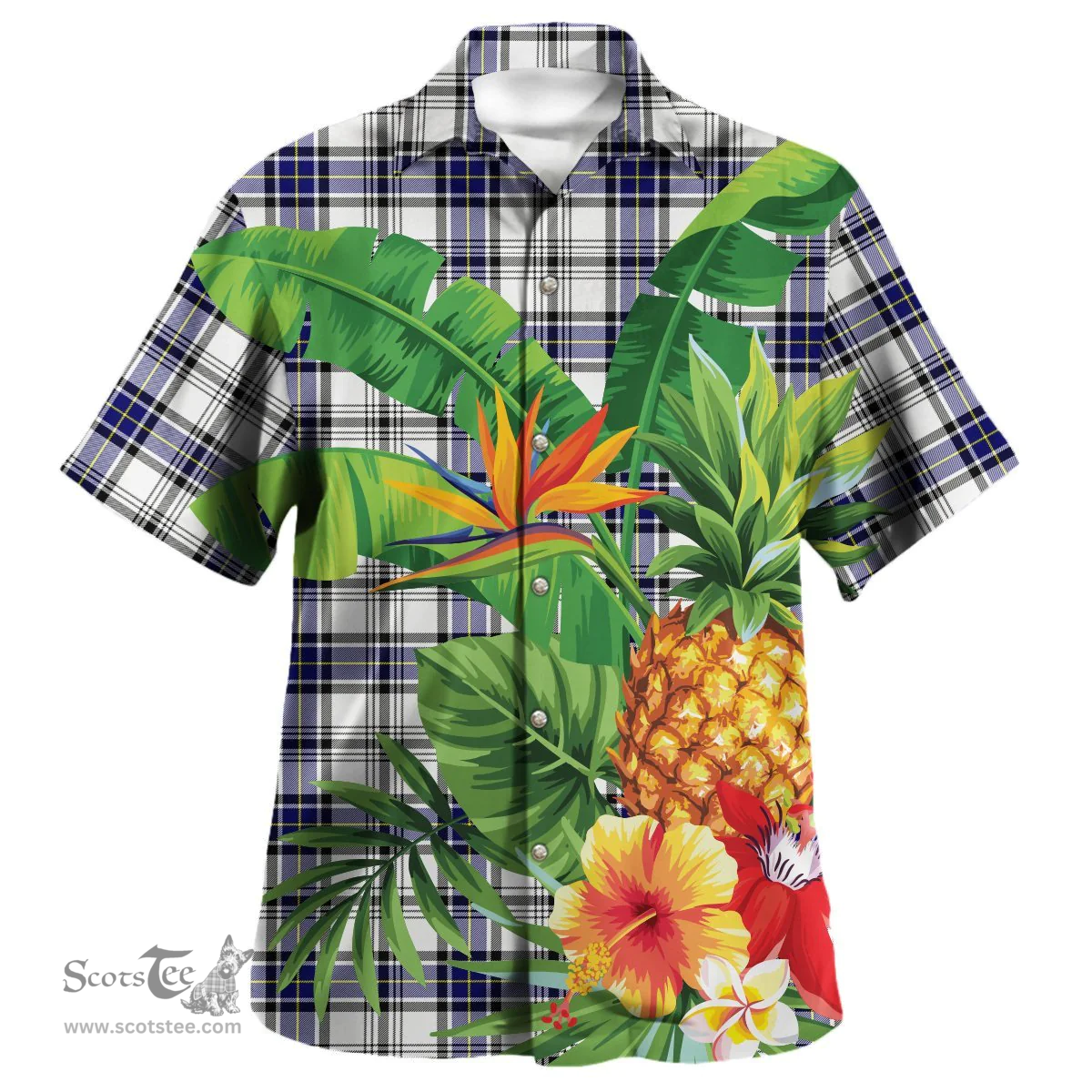 Scottish Hannay Modern Clan Tartan Hawaiian Shirt - New Style Scottish Plaid Tartan Plaid