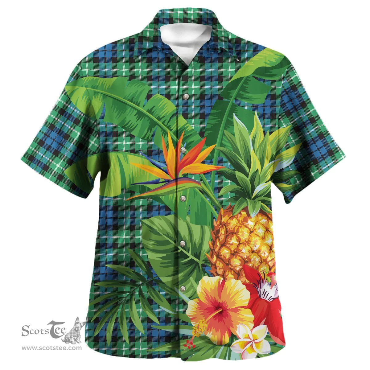 Scottish Graham of Montrose Ancient Clan Tartan Hawaiian Shirt - New Style Scottish Plaid Tartan Plaid