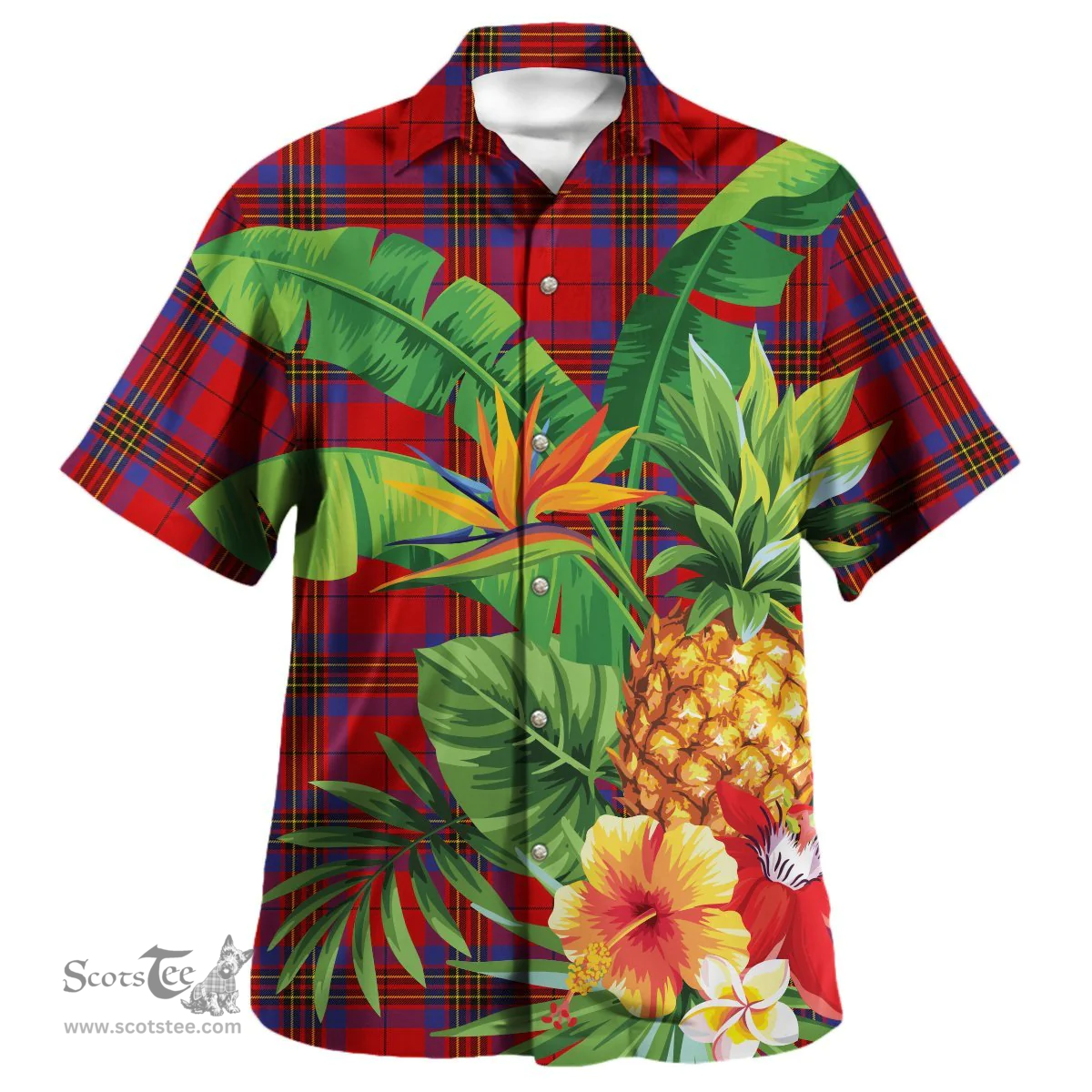 Scottish Leslie Modern Clan Tartan Hawaiian Shirt - New Style Scottish Plaid Tartan Plaid