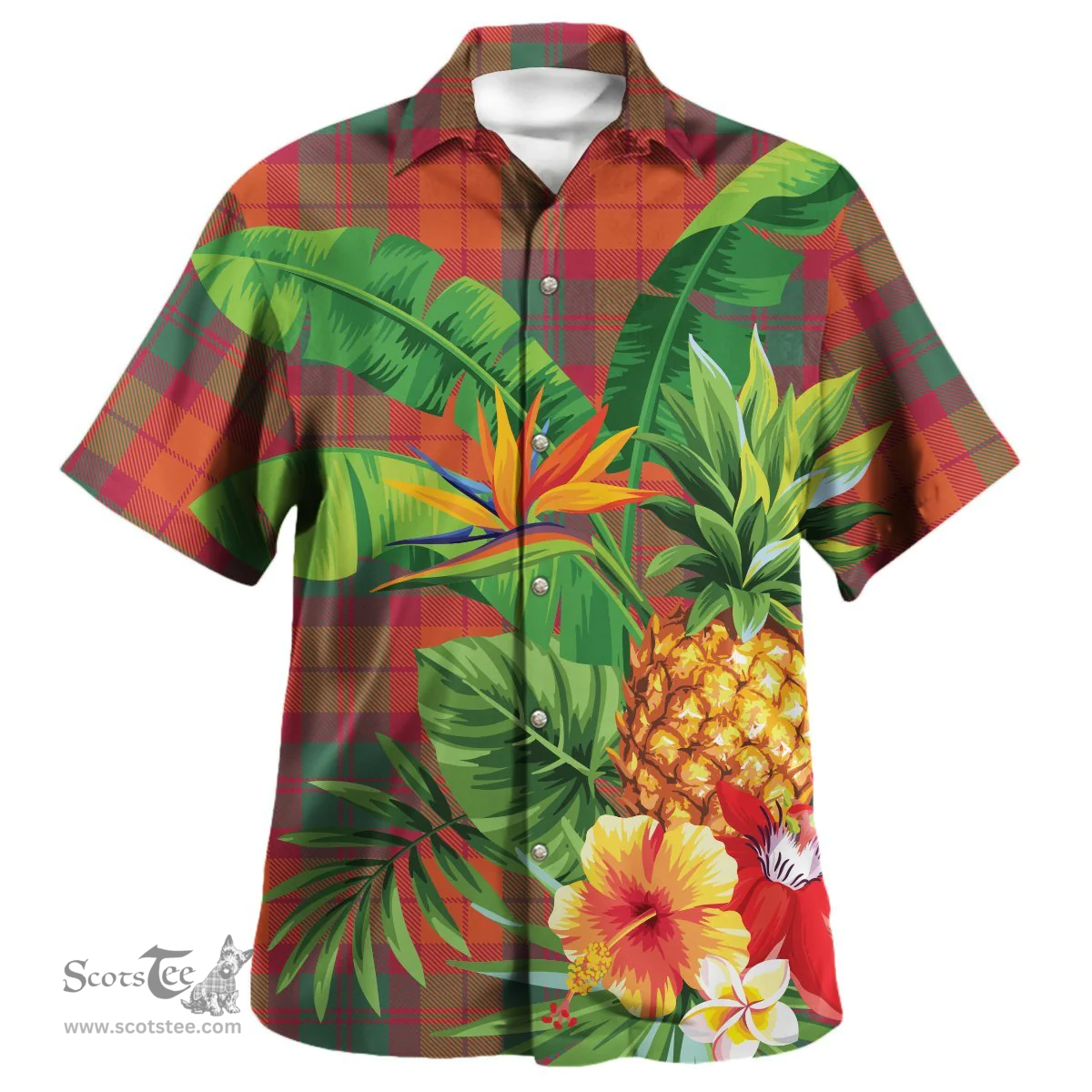 Scottish MacNab Ancient Clan Tartan Hawaiian Shirt - New Style Scottish Plaid Tartan Plaid