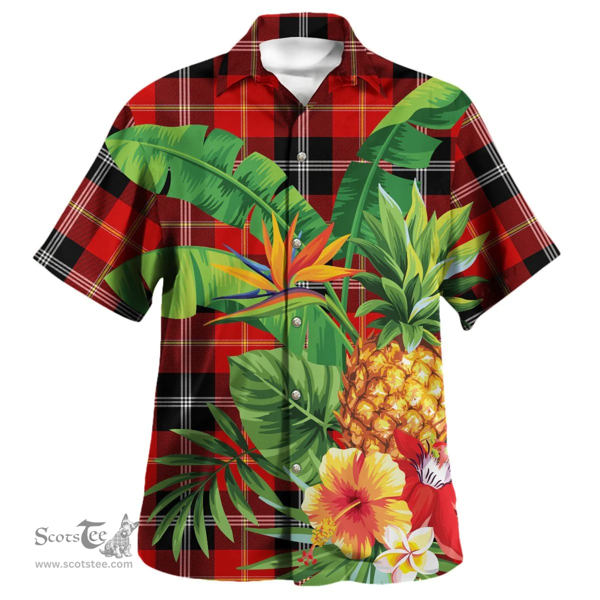 Scottish Marjoribanks Clan Tartan Hawaiian Shirt - New Style Scottish Plaid Tartan Plaid