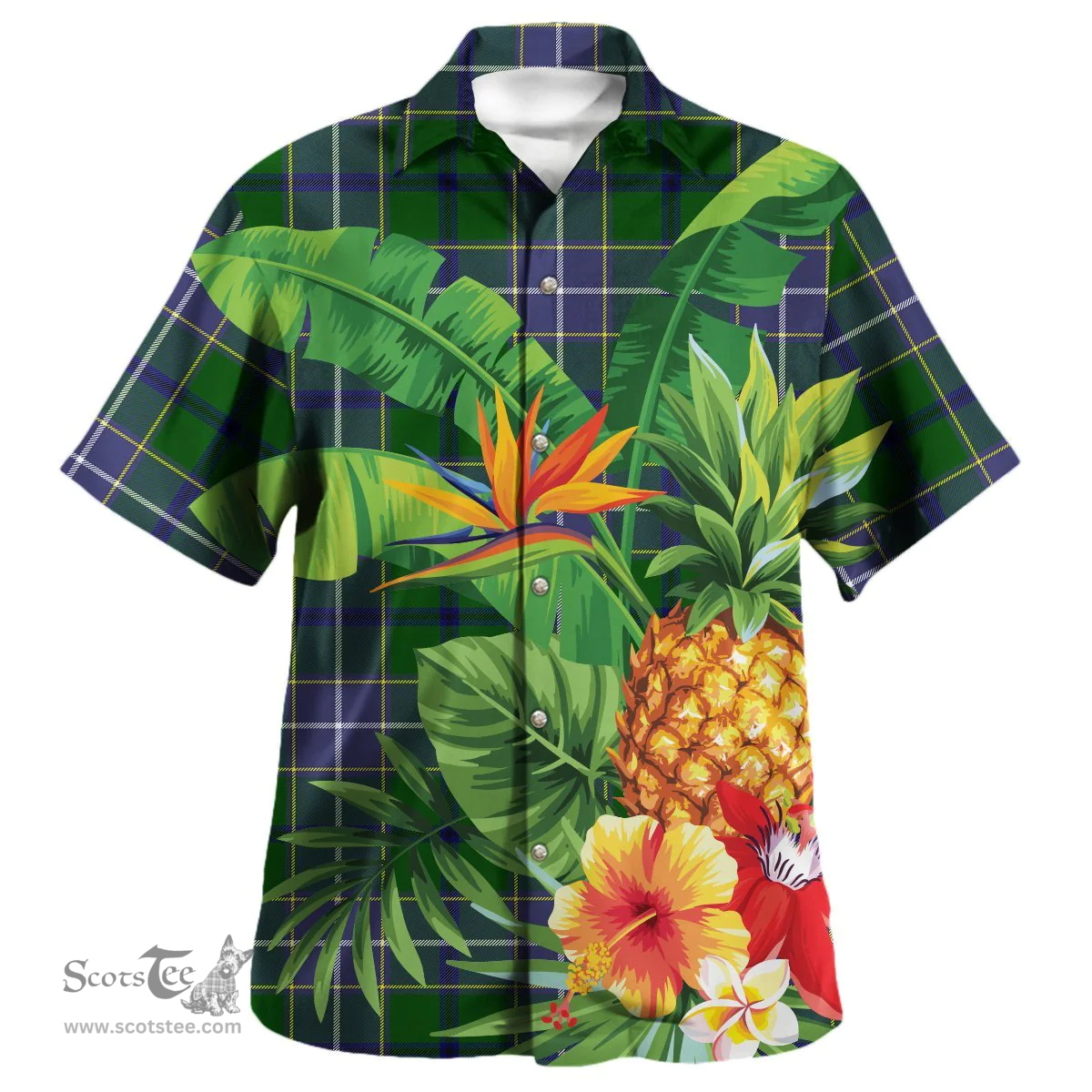 Scottish Wishart Hunting Modern Clan Tartan Hawaiian Shirt - New Style Scottish Plaid Tartan Plaid