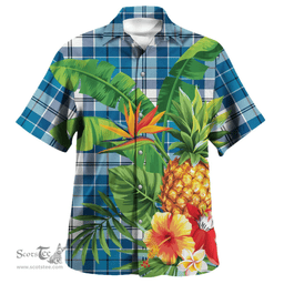 Scottish Roberton Clan Tartan Hawaiian Shirt - New Style Scottish Plaid Tartan Plaid
