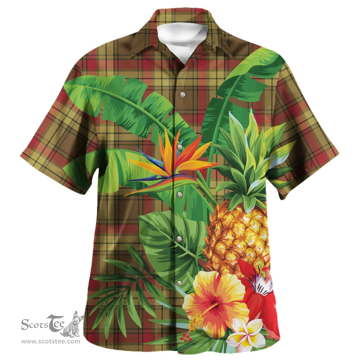Scottish MacMillan Old Weathered Clan Tartan Hawaiian Shirt - New Style Scottish Plaid Tartan Plaid