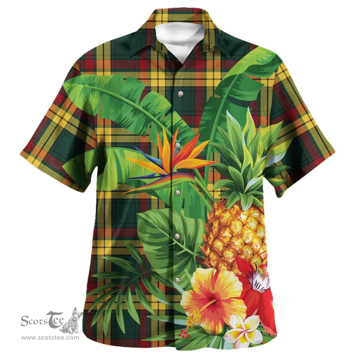 Scottish MacMillan Old Modern Clan Tartan Hawaiian Shirt - New Style Scottish Plaid Tartan Plaid