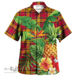 Scottish Scrymgeour Clan Tartan Hawaiian Shirt - New Style Scottish Plaid Tartan Plaid