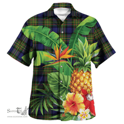 Scottish MacLaren Modern Clan Tartan Hawaiian Shirt - New Style Scottish Plaid Tartan Plaid
