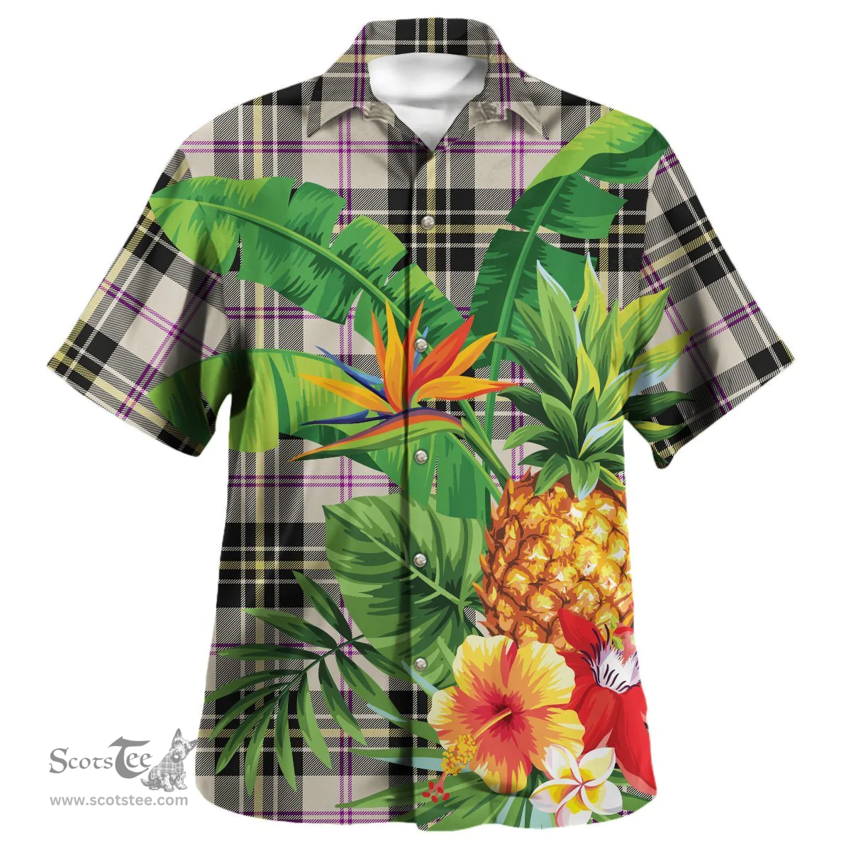 Scottish MacPherson Dress Ancient Clan Tartan Hawaiian Shirt - New Style Scottish Plaid Tartan Plaid