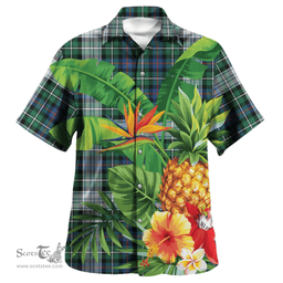 Scottish MacKenzie Dress Ancient Clan Tartan Hawaiian Shirt - New Style Scottish Plaid Tartan Plaid