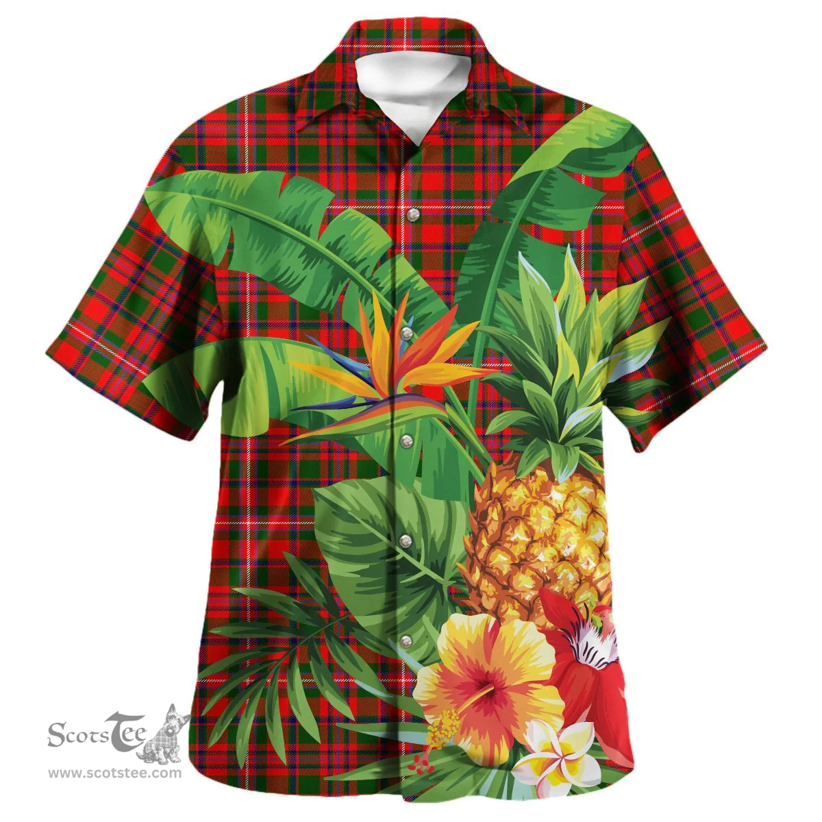 Scottish MacKinnon Modern Clan Tartan Hawaiian Shirt - New Style Scottish Plaid Tartan Plaid