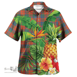 Scottish Robertson Ancient Clan Tartan Hawaiian Shirt - New Style Scottish Plaid Tartan Plaid